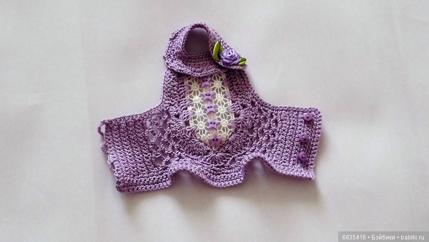 Как можно ввязать кружевные и гипюровые вставки в изделие (фото 6)