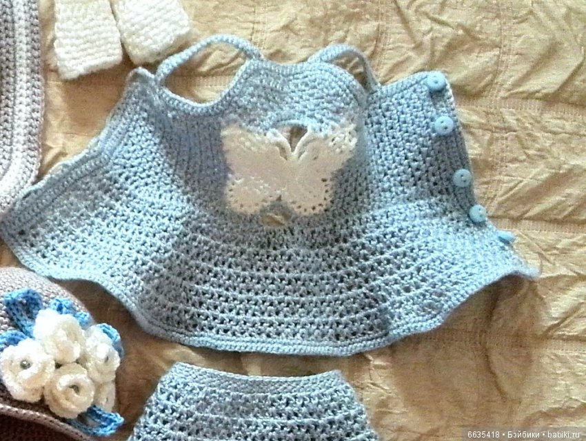 Как можно ввязать кружевные и гипюровые вставки в изделие (фото 5)