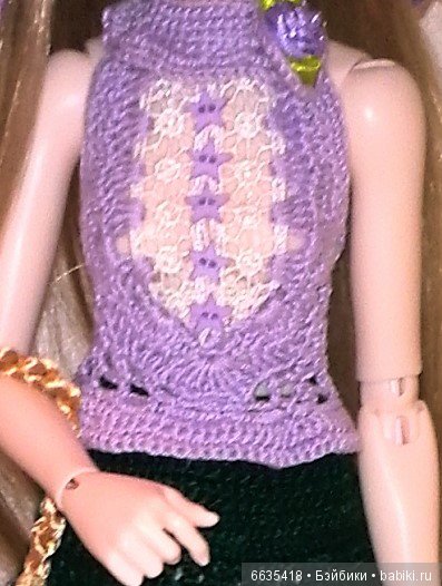 Как можно ввязать кружевные и гипюровые вставки в изделие (фото 9)