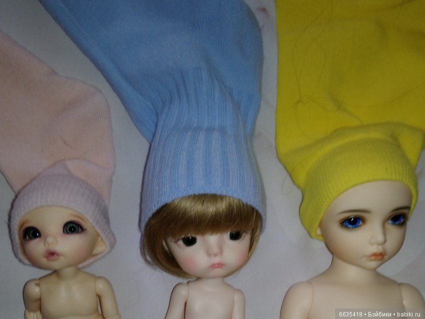 МК – «Шьем шапочки для кукол» для начинающих рукодельниц и не только (фото 2)