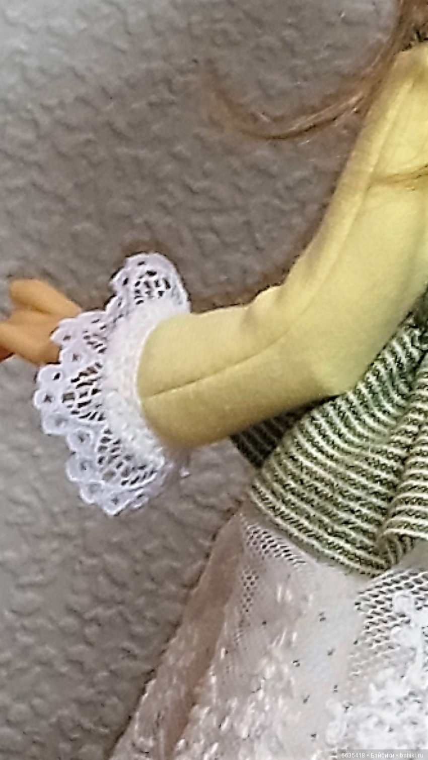 МК – «Как построить выкройку с цельнокроенным рукавом на кукол любого формата и телосложения». Часть 2