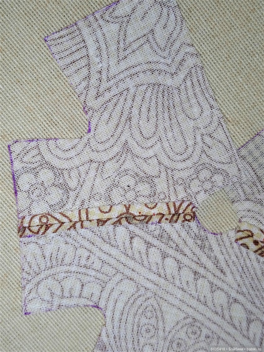 МК – «Как построить выкройку с цельнокроенным рукавом на кукол любого формата и телосложения». Часть 2