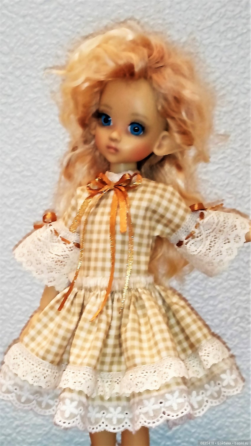 МК – «Как построить выкройку с цельнокроенным рукавом на кукол любого формата и телосложения». Часть 2