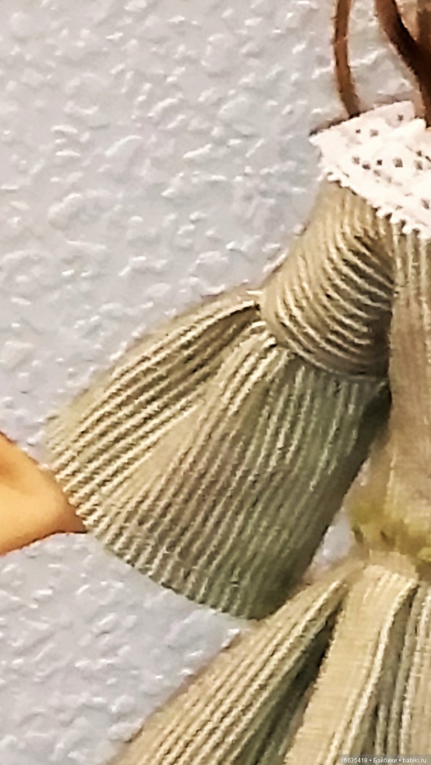 МК – «Как построить выкройку с цельнокроенным рукавом на кукол любого формата и телосложения». Часть 2