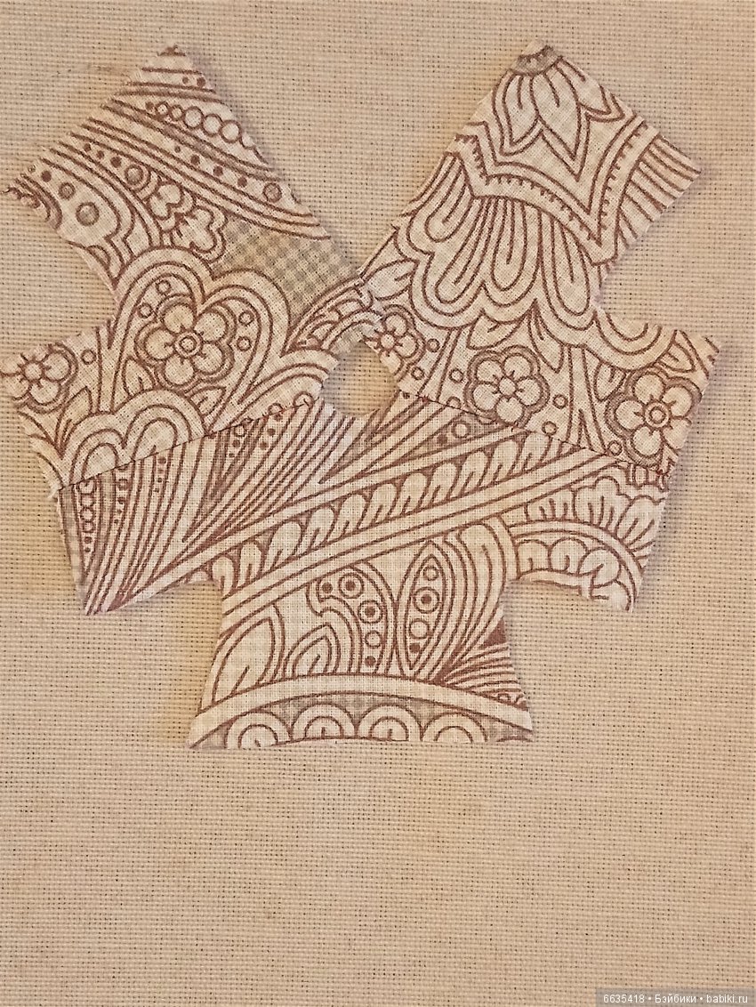 МК – «Как построить выкройку с цельнокроенным рукавом на кукол любого формата и телосложения». Часть 2