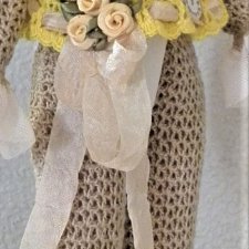 МК - «Цветочный декор одежды для кукол» Часть 1