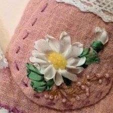 МК - «Цветочный декор одежды для кукол» Часть 2