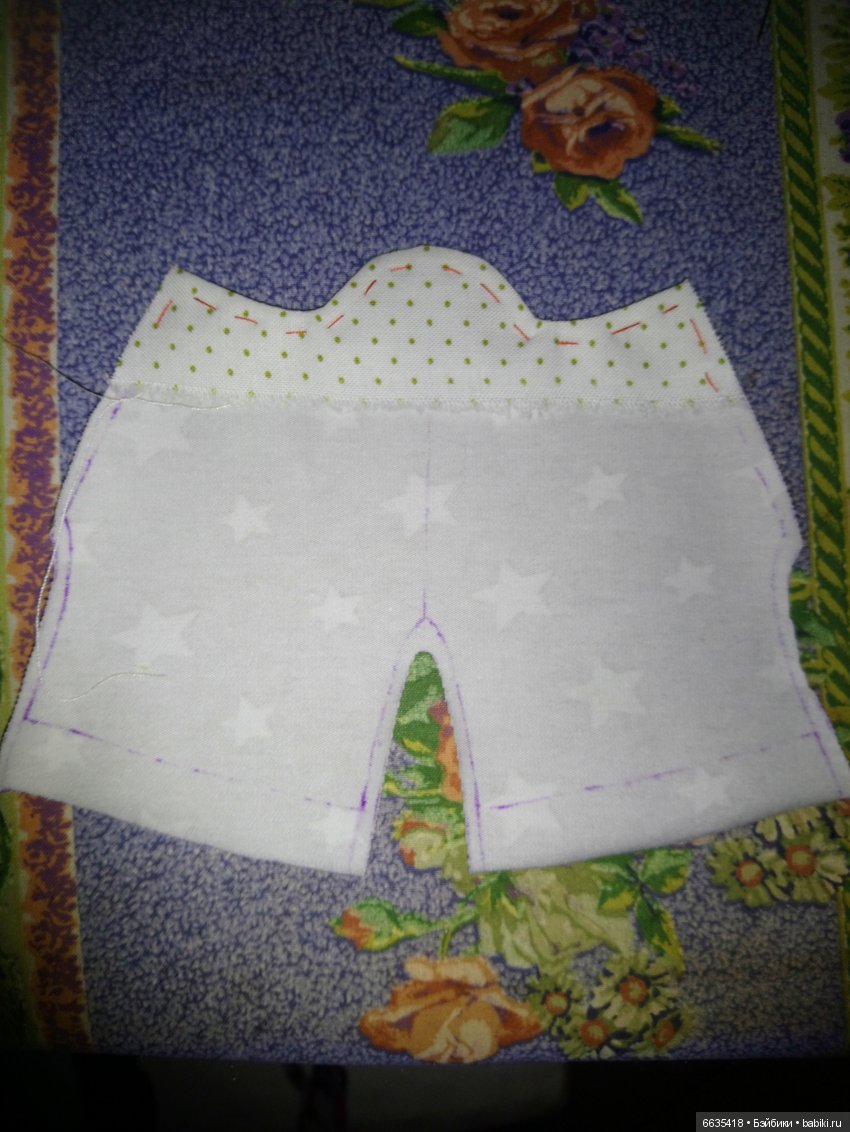 МК «Кроим и шьем комбензончик без боковых швов»