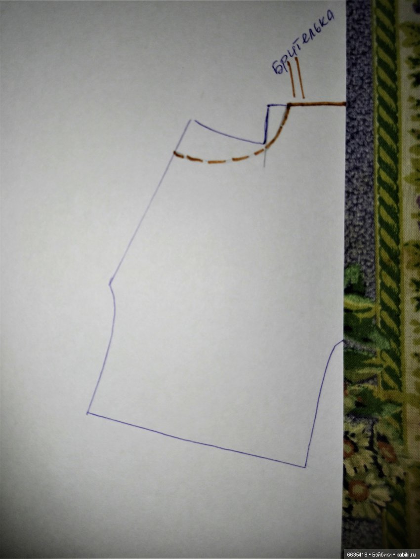 МК «Кроим и шьем комбензончик без боковых швов»