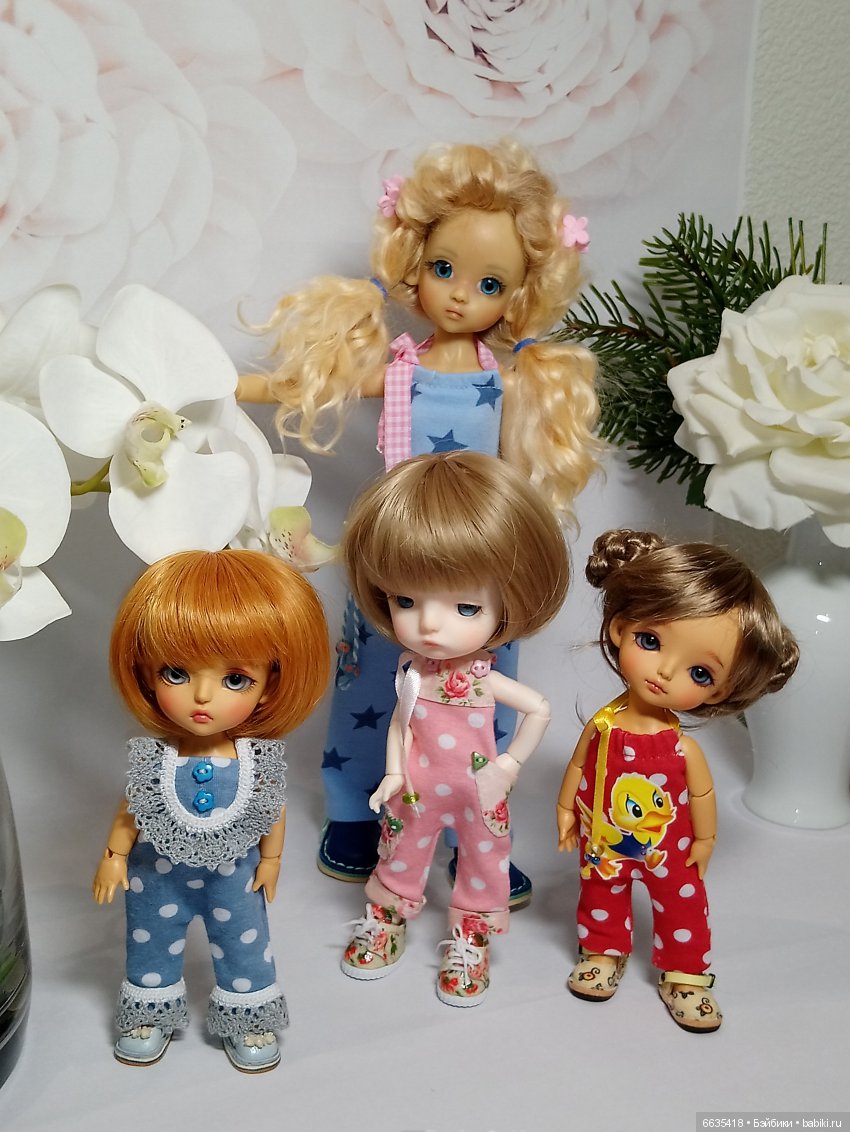 Комбинезончики для моих кукол