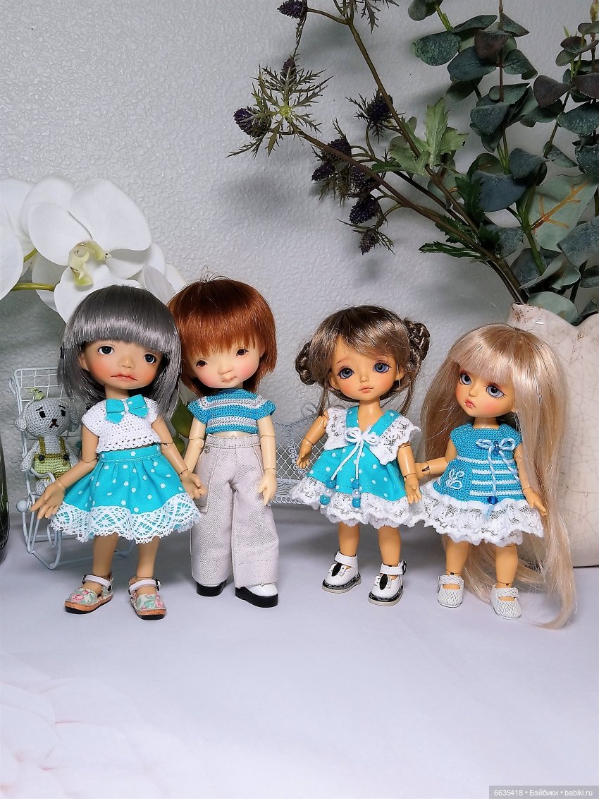 Бирюзовый цвет в одежде — Одежда и обувь для кукол BJD (БЖД): 1/3 (фото 8)
