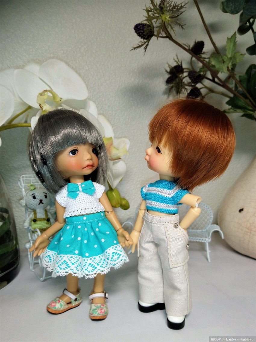 Бирюзовый цвет в одежде — Одежда и обувь для кукол BJD (БЖД): 1/3