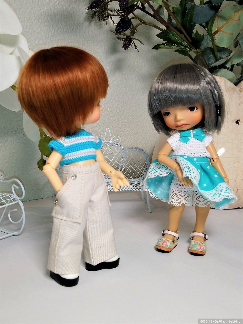 Бирюзовый цвет в одежде — Одежда и обувь для кукол BJD (БЖД): 1/3 (фото 4)