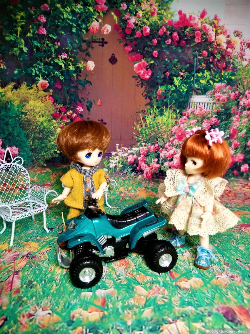 Зарисовка из жизни моих кукол Ob11. «Квадроцикл» (фото 9)