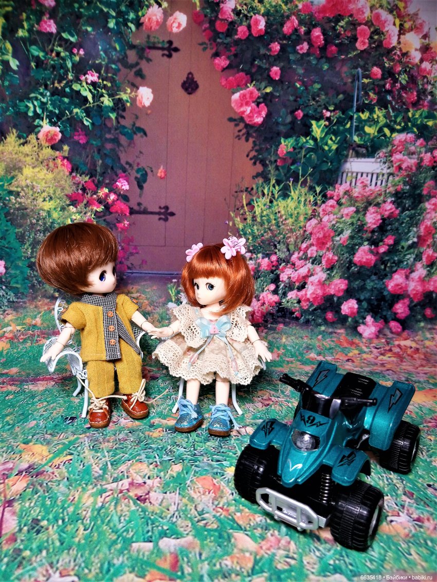 Зарисовка из жизни моих кукол Ob11. «Квадроцикл»