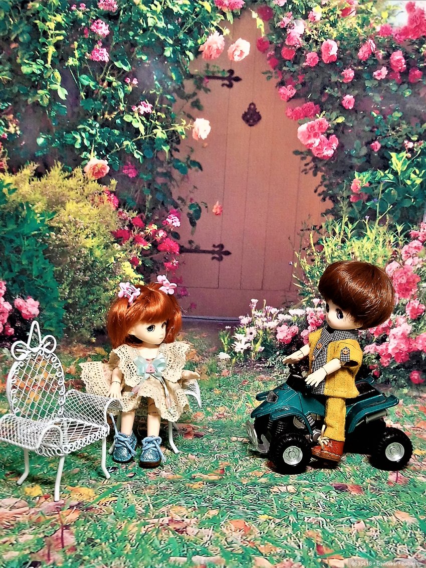 Зарисовка из жизни моих кукол Ob11. «Квадроцикл»