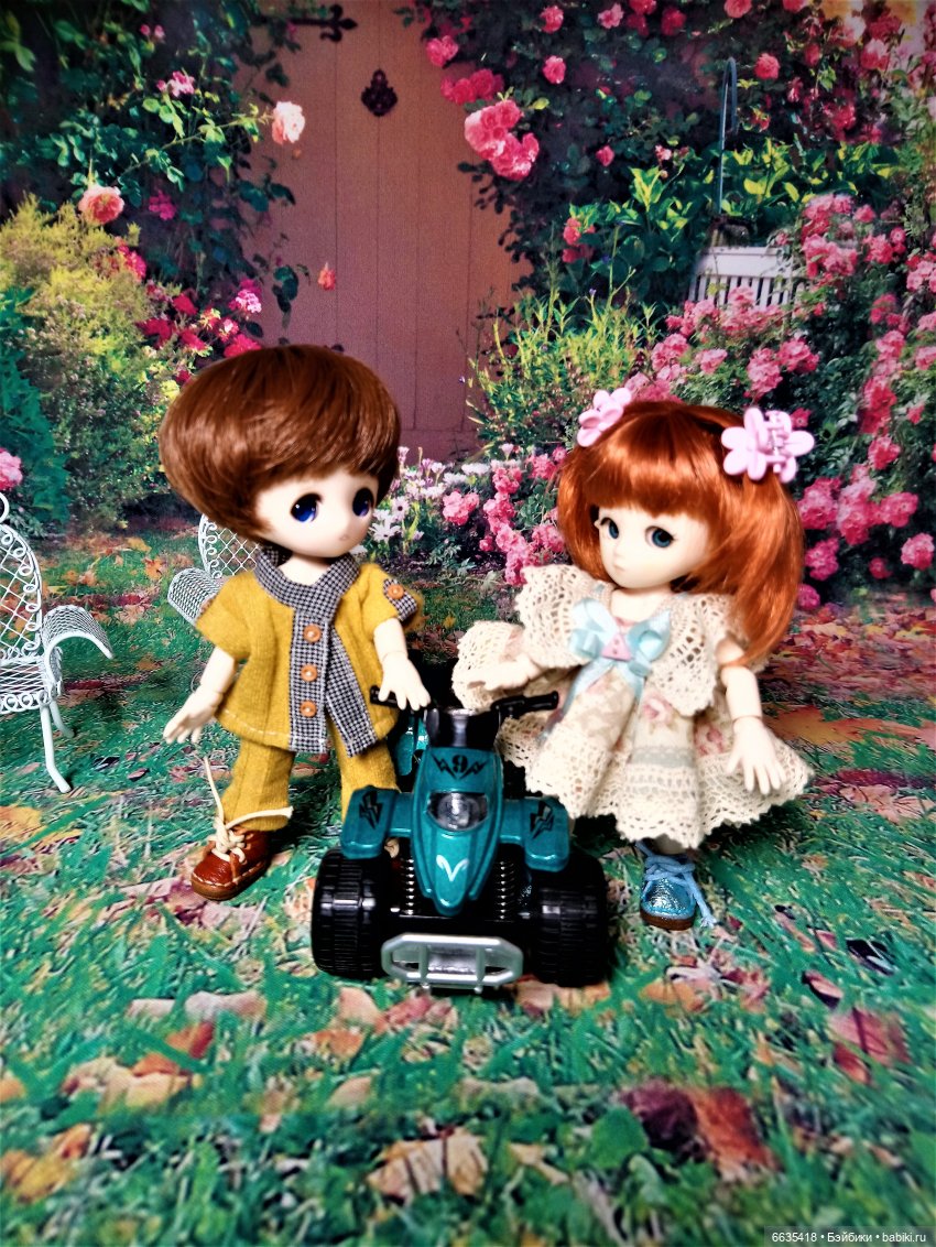 Зарисовка из жизни моих кукол Ob11. «Квадроцикл»