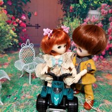 Зарисовка из жизни моих кукол Ob11. «Квадроцикл»