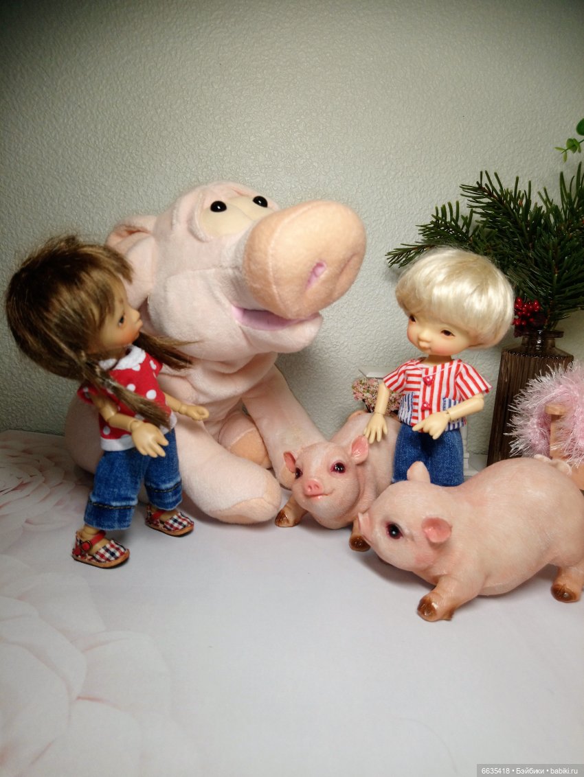 Сюжеты из жизни моих кукол: «СИМВОЛЫ ГОДА», часть 1