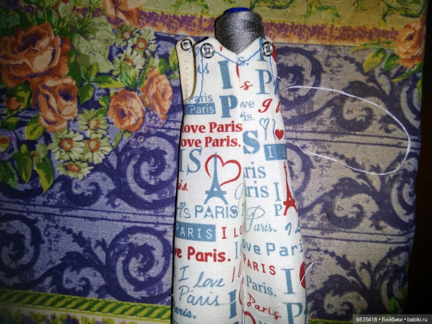 МК «Шьем комбинезончики для кукол ростом 15-17 см»