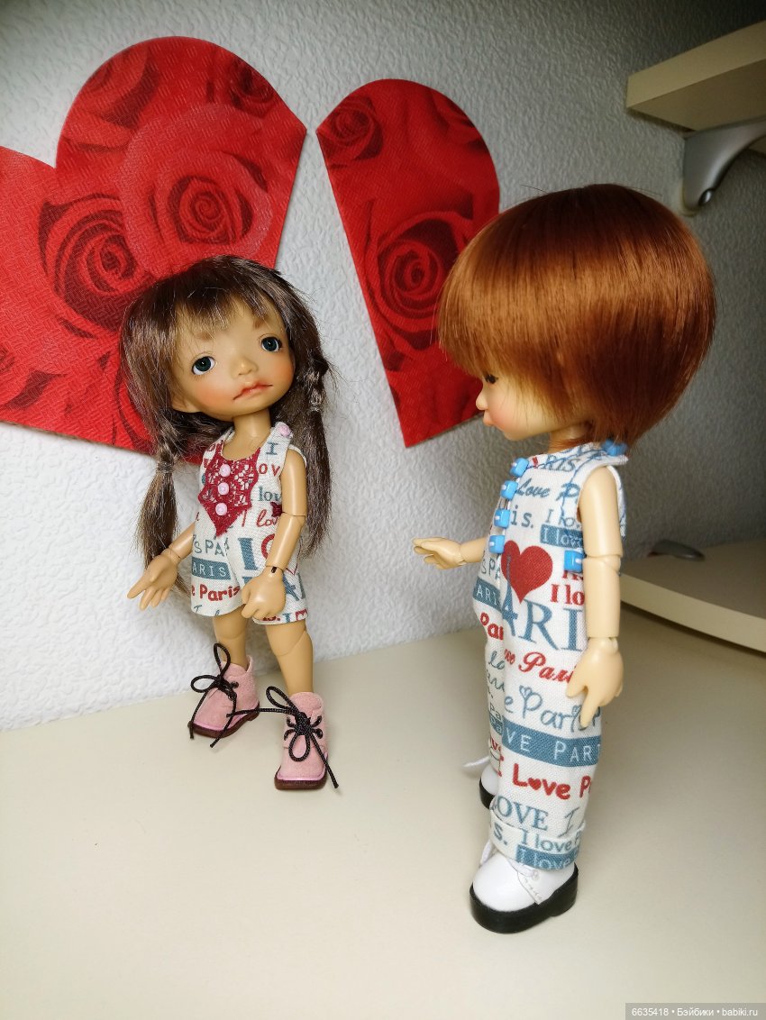 К Дню Святого Валентина — Одежда и обувь для кукол своими руками: фото (фото 3)