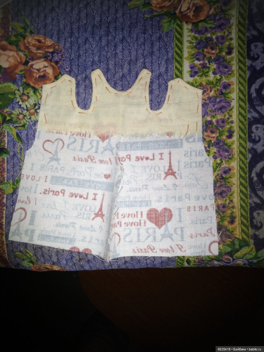 МК «Шьем комбинезончики для кукол ростом 15-17 см»