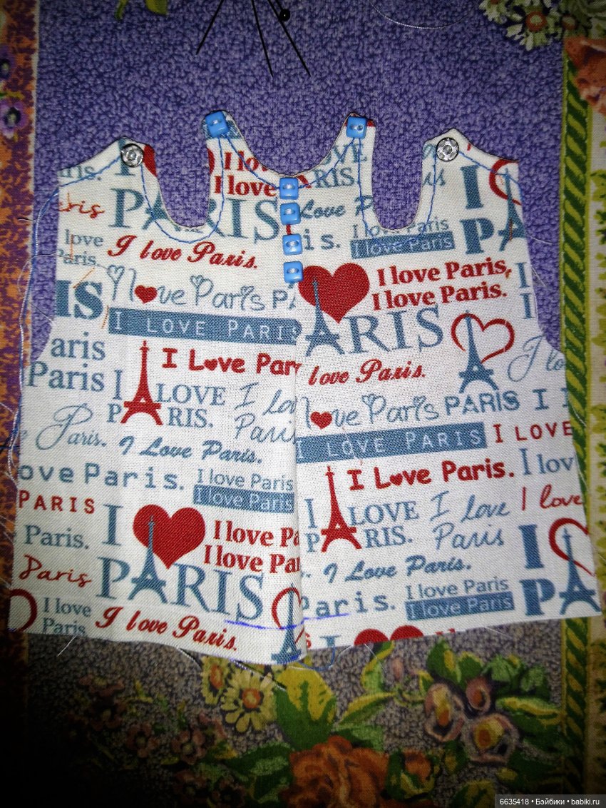 МК «Шьем комбинезончики для кукол ростом 15-17 см»