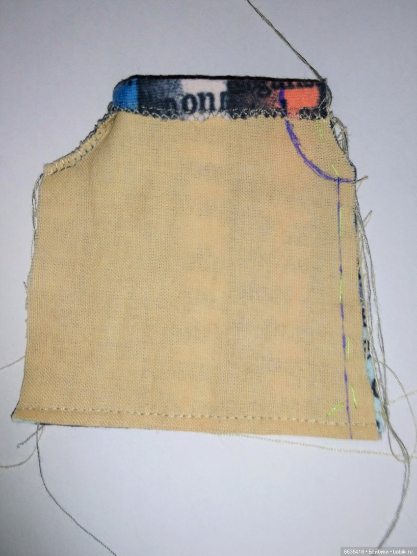 МК «Шьем костюмчик для кукол ростом 15-17 см». ЧАСТЬ 1 - «Шьем брючки»