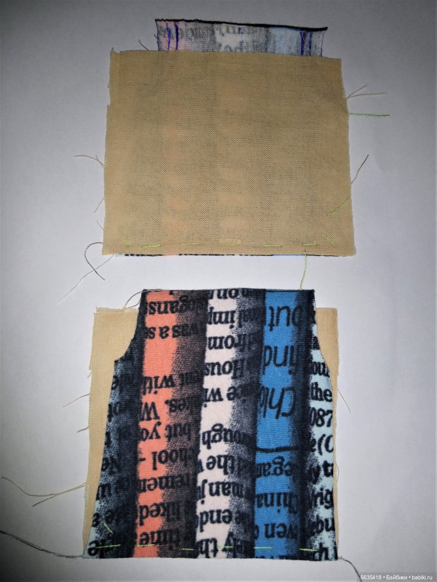 МК «Шьем костюмчик для кукол ростом 15-17 см». ЧАСТЬ 1 - «Шьем брючки» (фото 9)