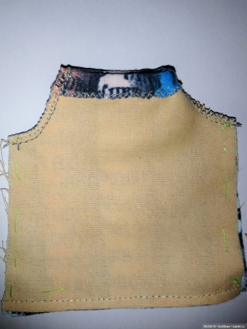 МК «Шьем костюмчик для кукол ростом 15-17 см». ЧАСТЬ 1 - «Шьем брючки»