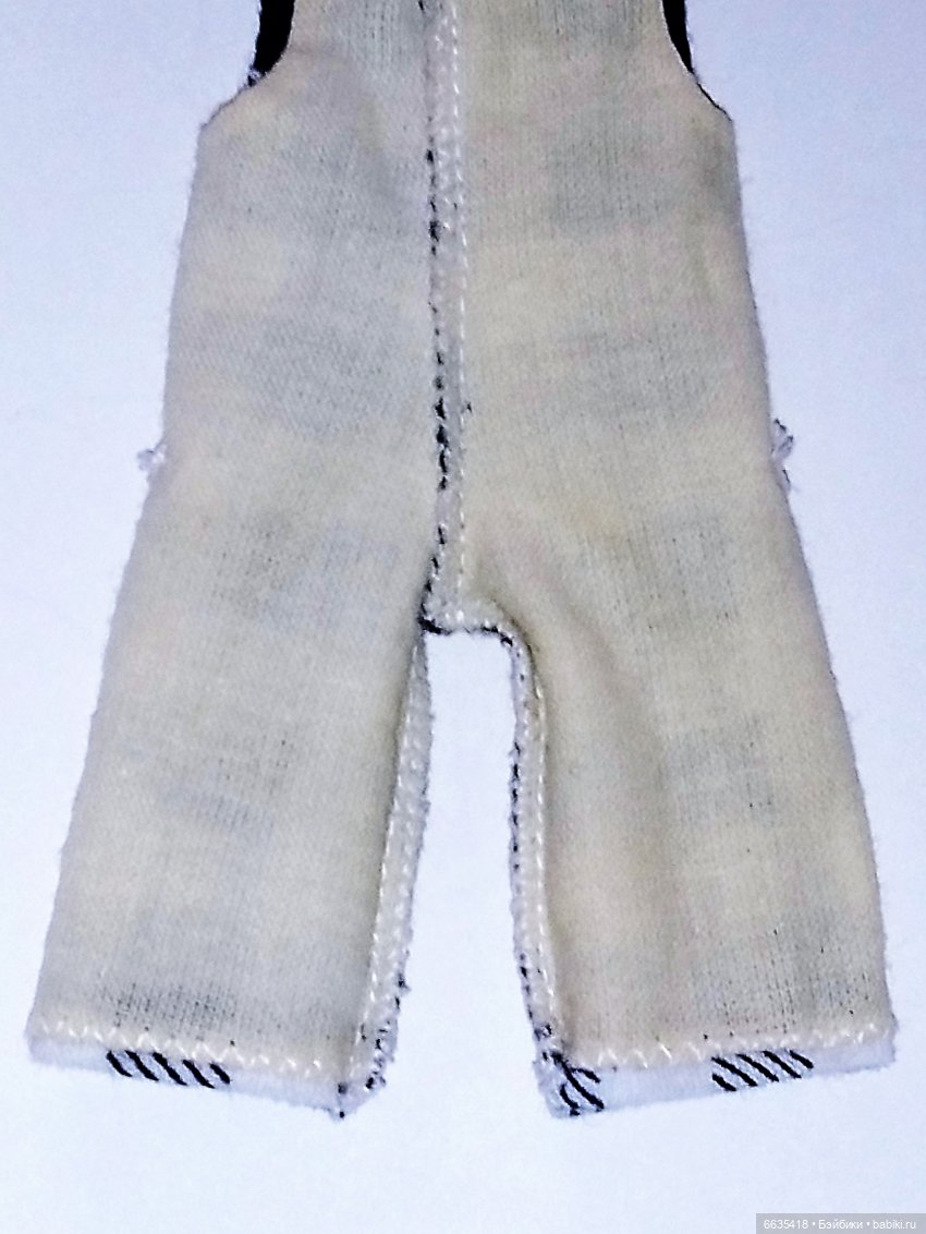 МК «Шьем костюмчик для кукол ростом 15-17 см». ЧАСТЬ 1 - «Шьем брючки»