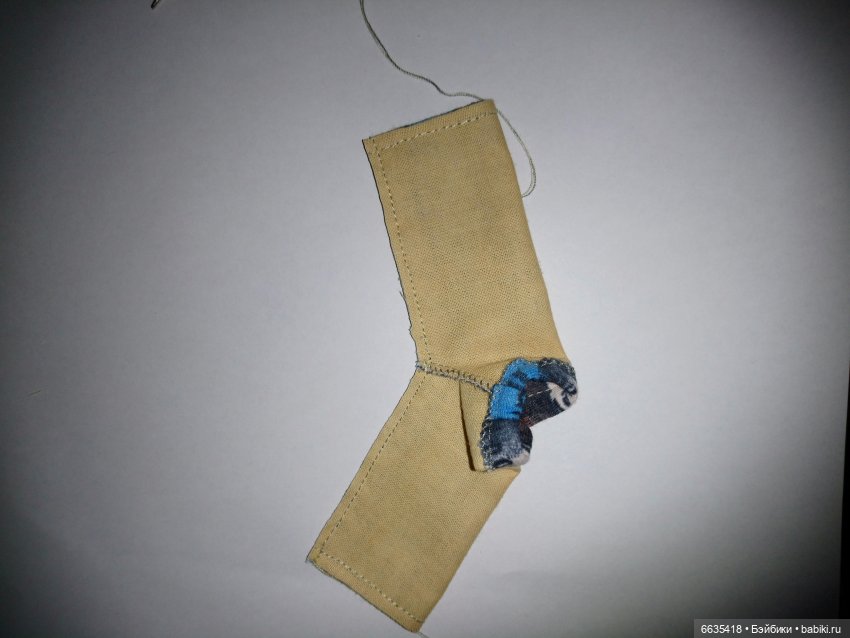 МК «Шьем костюмчик для кукол ростом 15-17 см». ЧАСТЬ 1 - «Шьем брючки»