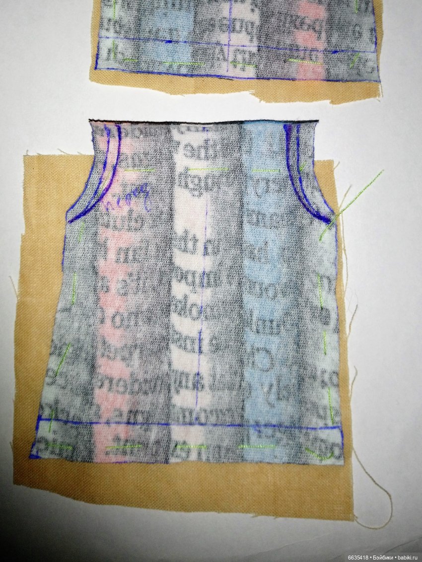 МК «Шьем костюмчик для кукол ростом 15-17 см». ЧАСТЬ 1 - «Шьем брючки» (фото 7)