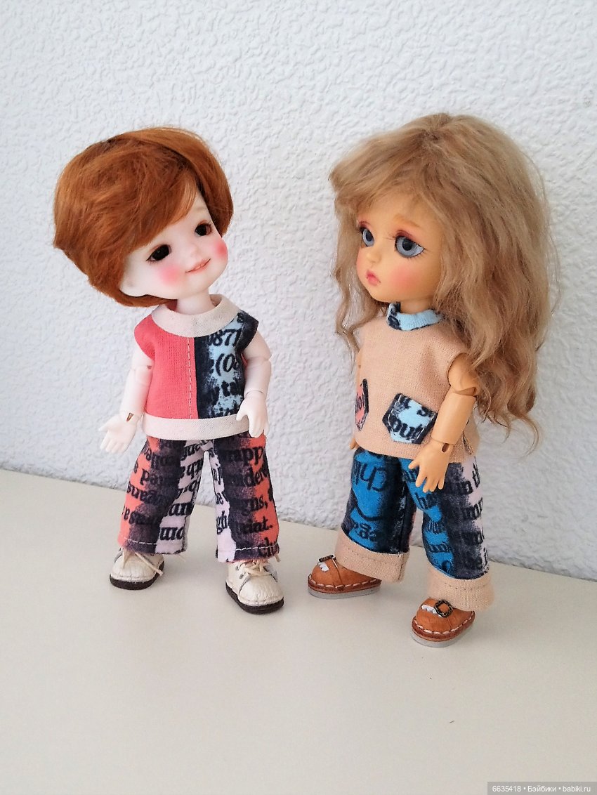 История одной ткани — Одежда и обувь для кукол своими руками: фото (фото 10)