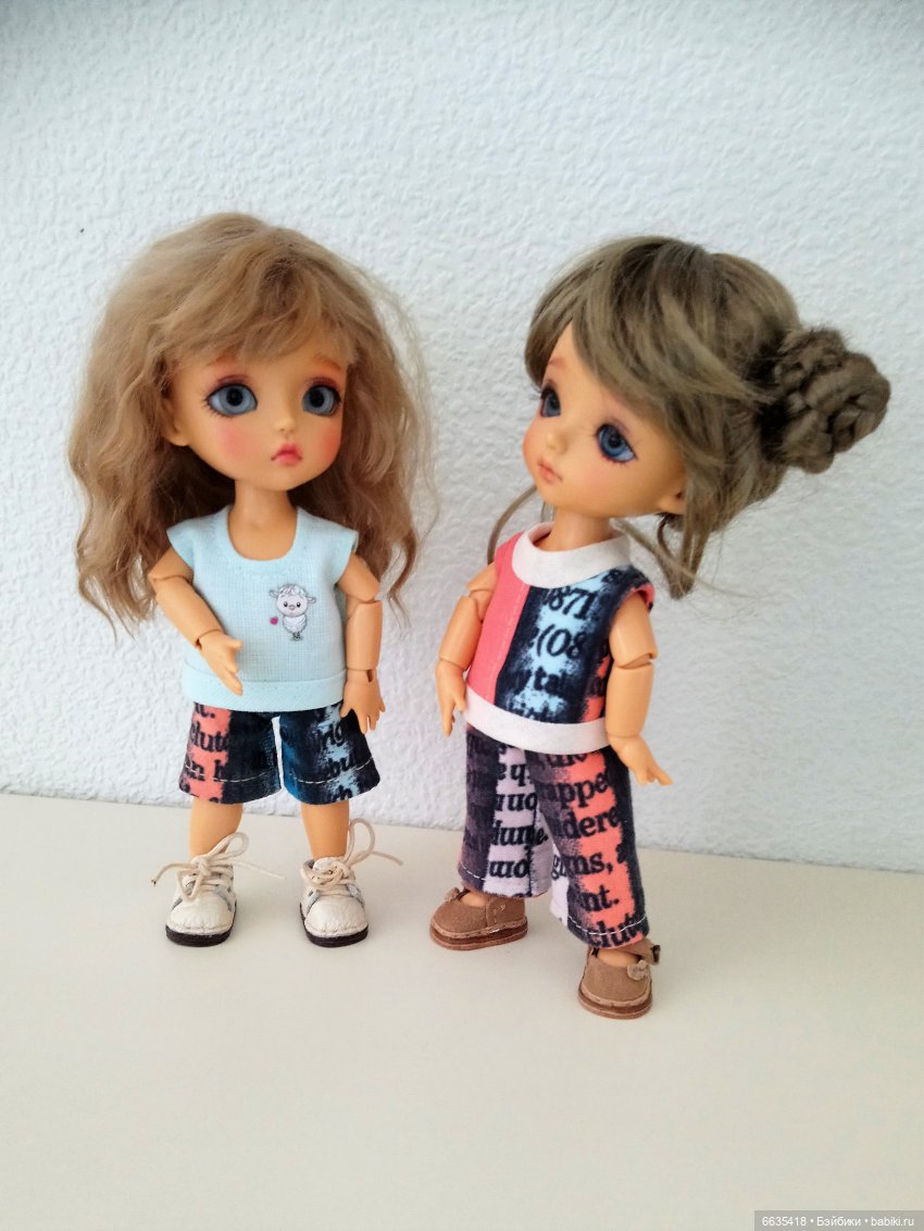 История одной ткани — Одежда и обувь для кукол своими руками: фото (фото 5)