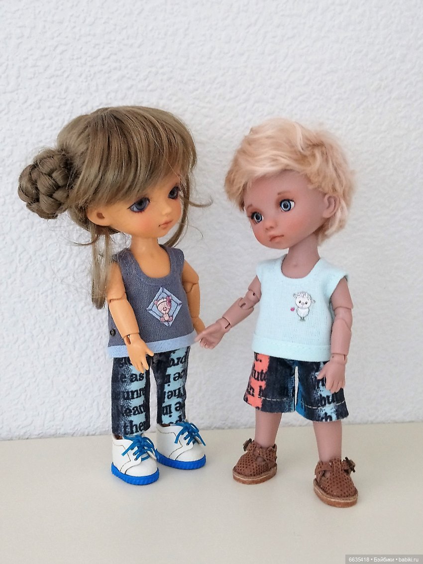 История одной ткани — Одежда и обувь для кукол своими руками: фото (фото 3)