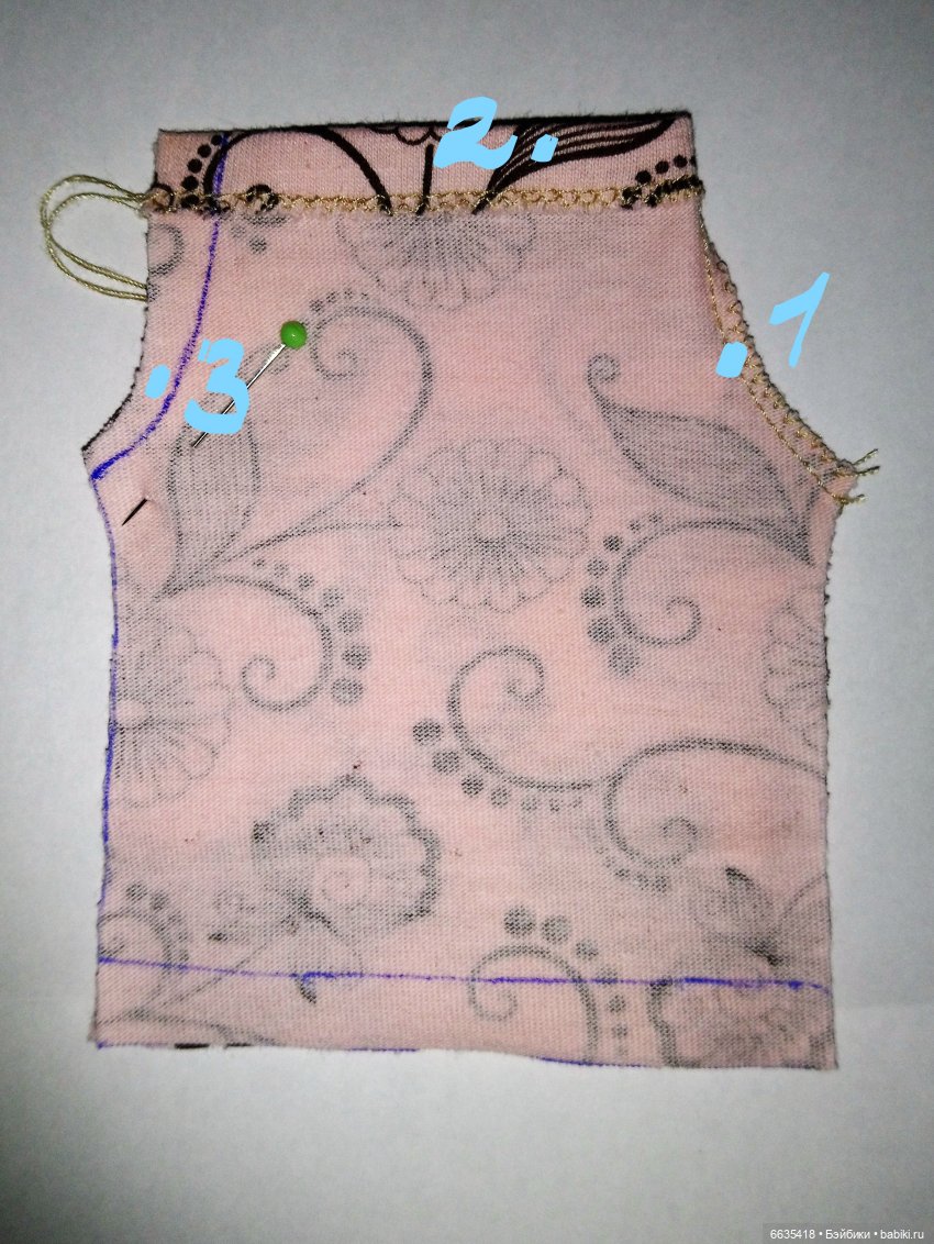 МК «Создаем выкройку брючек для кукол XIAOMI MONST»