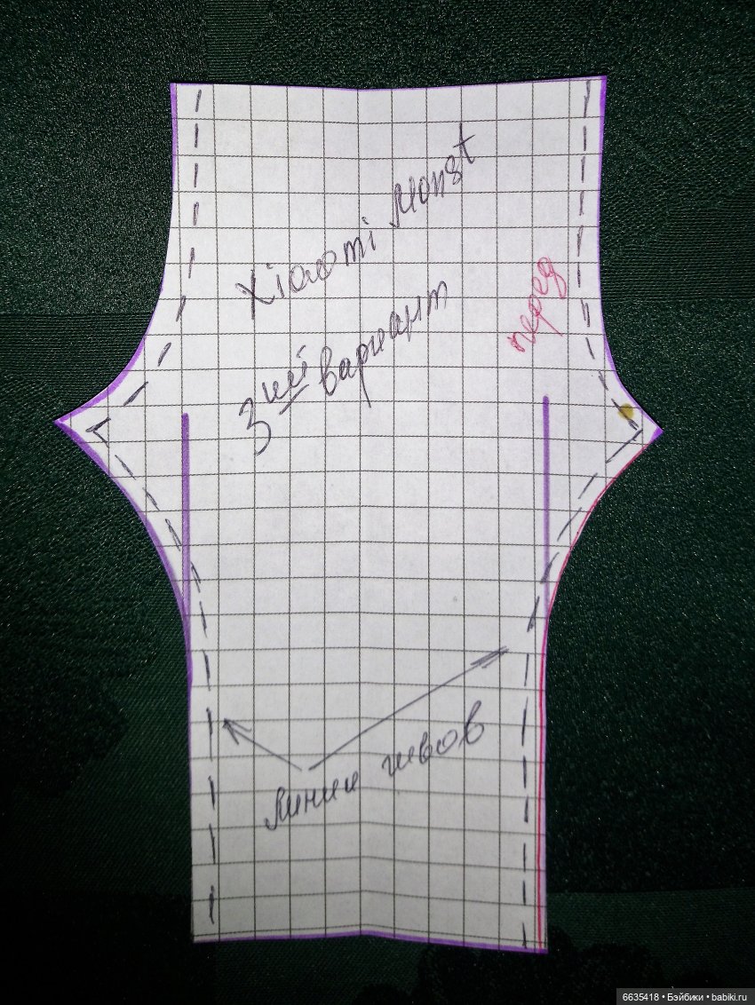 МК «Создаем выкройку брючек для кукол XIAOMI MONST»