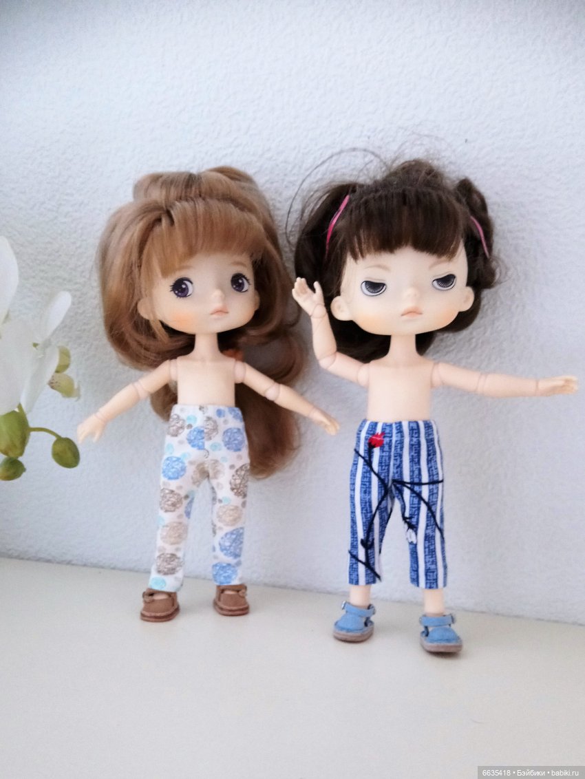 МК «Создаем выкройку брючек для кукол XIAOMI MONST» (фото 4)