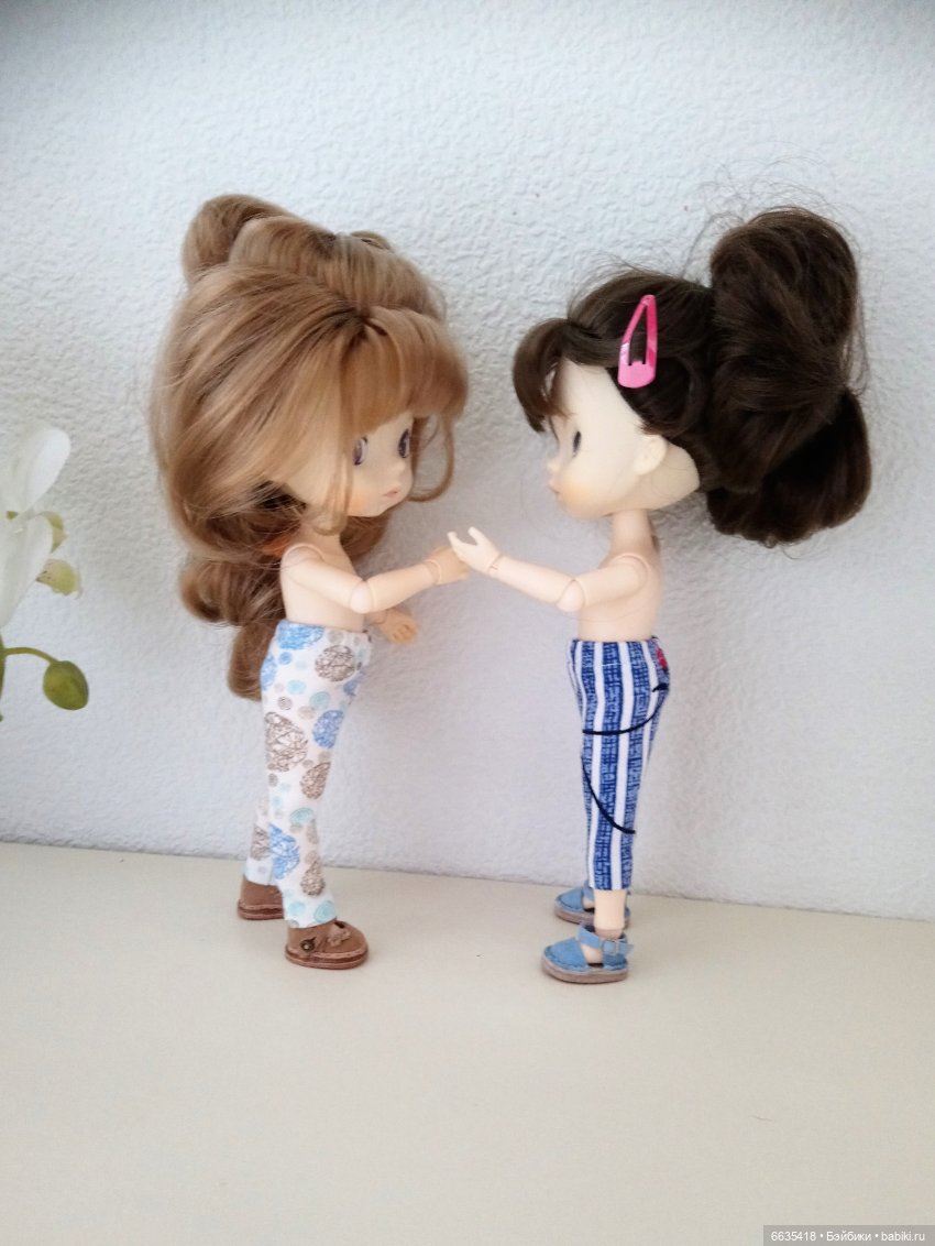 МК «Создаем выкройку брючек для кукол XIAOMI MONST» (фото 5)