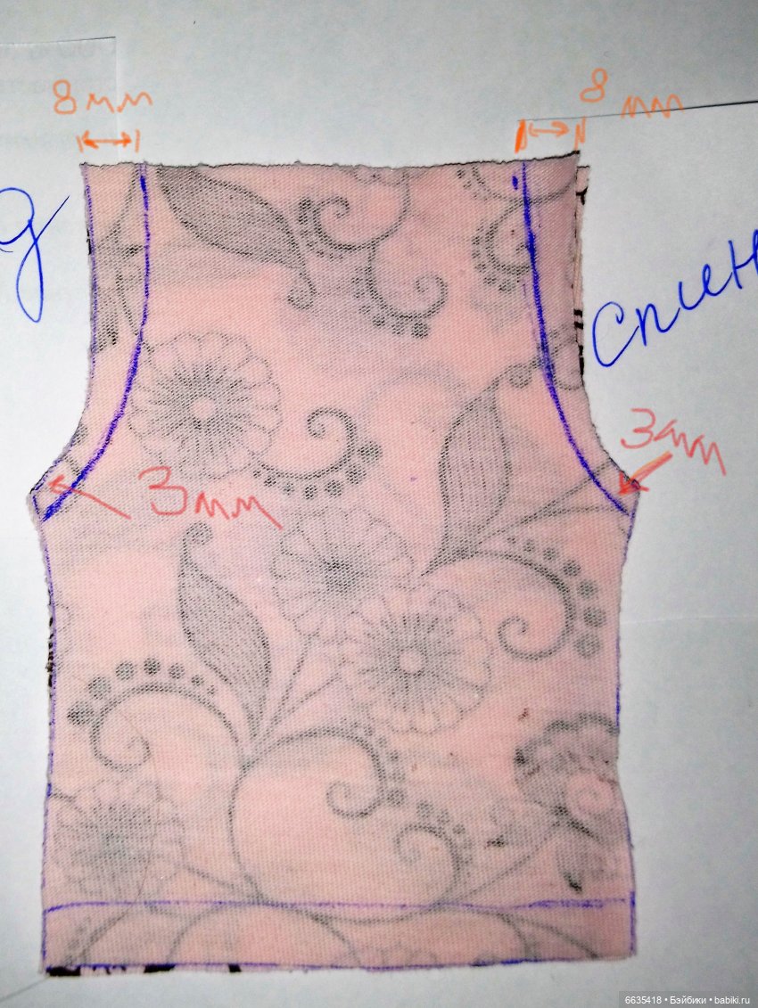 МК «Создаем выкройку брючек для кукол XIAOMI MONST» (фото 10)