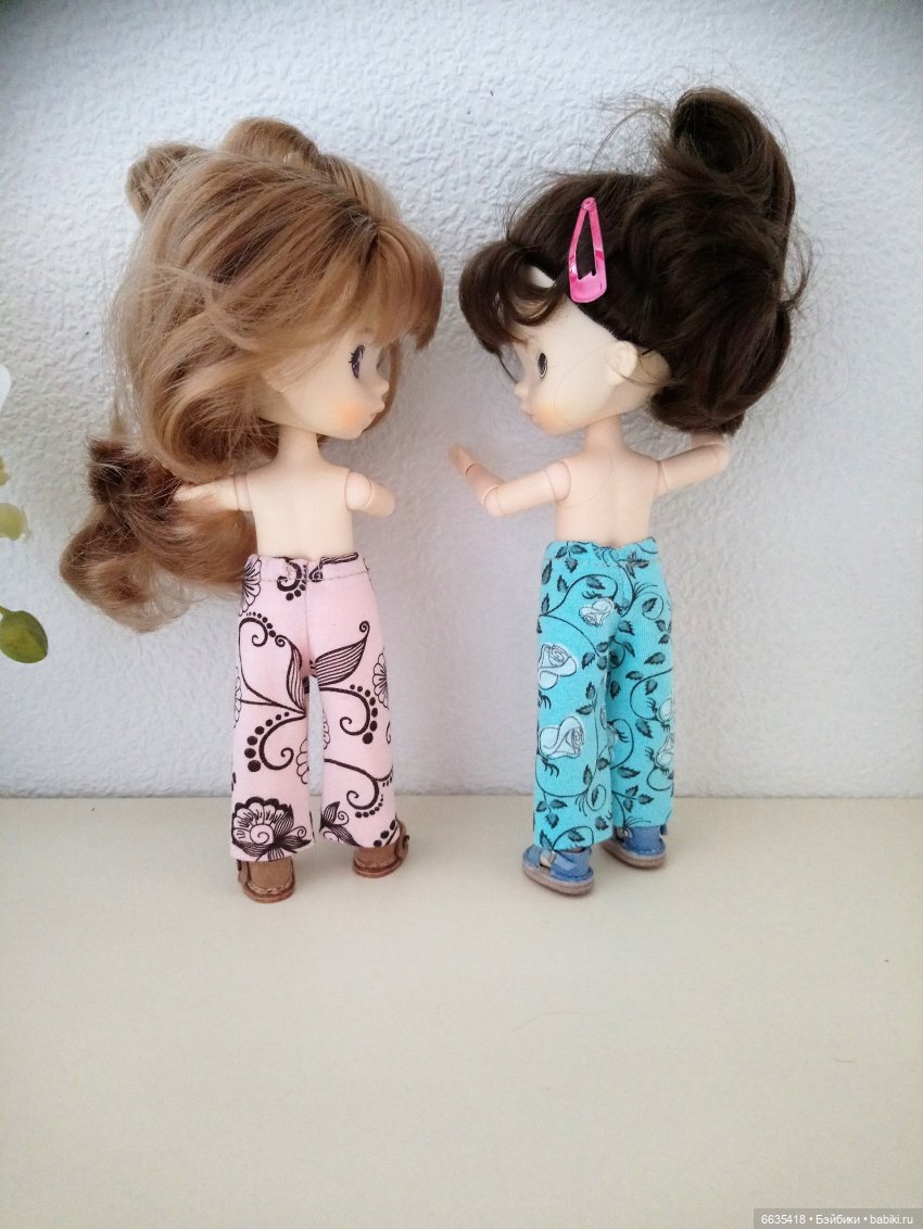 МК «Создаем выкройку брючек для кукол XIAOMI MONST» (фото 3)