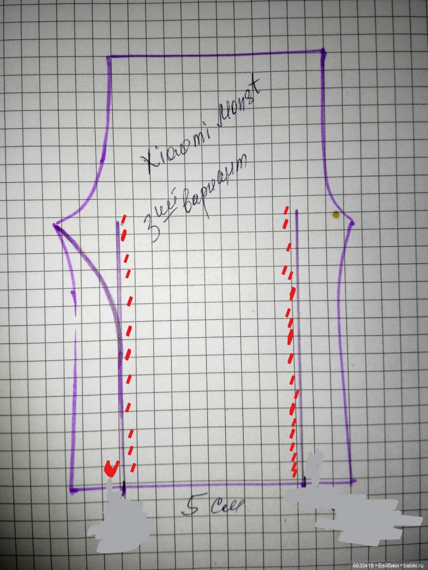 МК «Создаем выкройку брючек для кукол XIAOMI MONST»