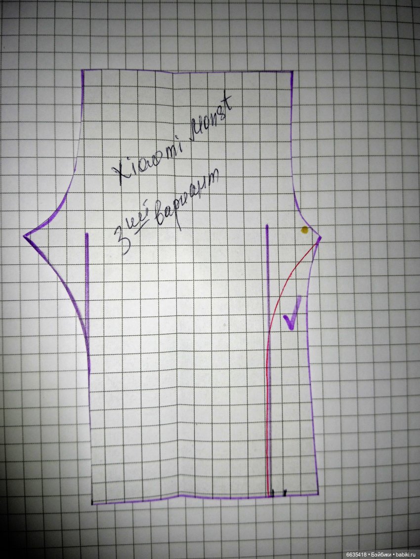 МК «Создаем выкройку брючек для кукол XIAOMI MONST»