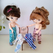 МК «Создаем выкройку брючек для кукол XIAOMI MONST»