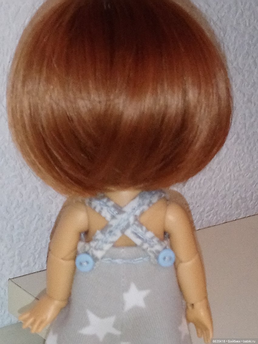 МК «Создаем выкройку комбинезончика с застежкой на спинке для кукол XIAOMI MONST»