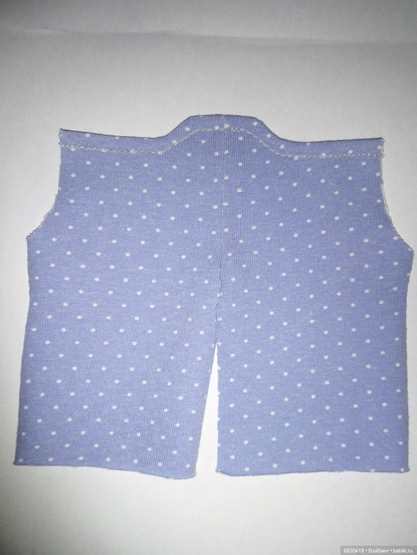 МК «Создаем выкройку комбинезончика с застежкой на спинке для кукол XIAOMI MONST» (фото 10)