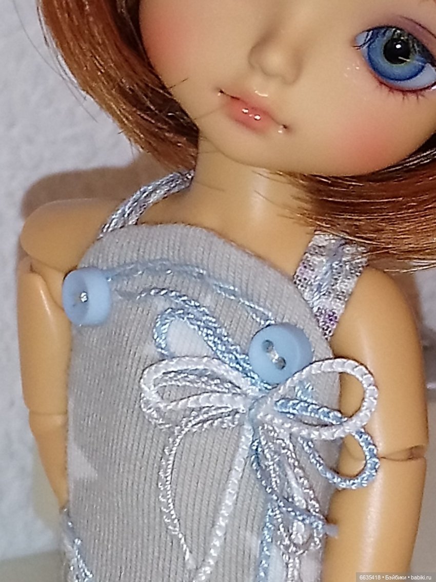 МК «Создаем выкройку комбинезончика с застежкой на спинке для кукол XIAOMI MONST»