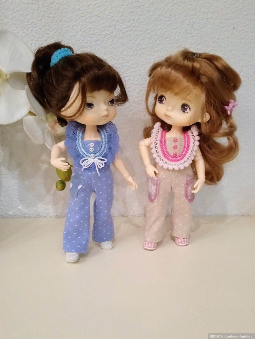 МК «Создаем выкройку комбинезончика с застежкой на спинке для кукол XIAOMI MONST»