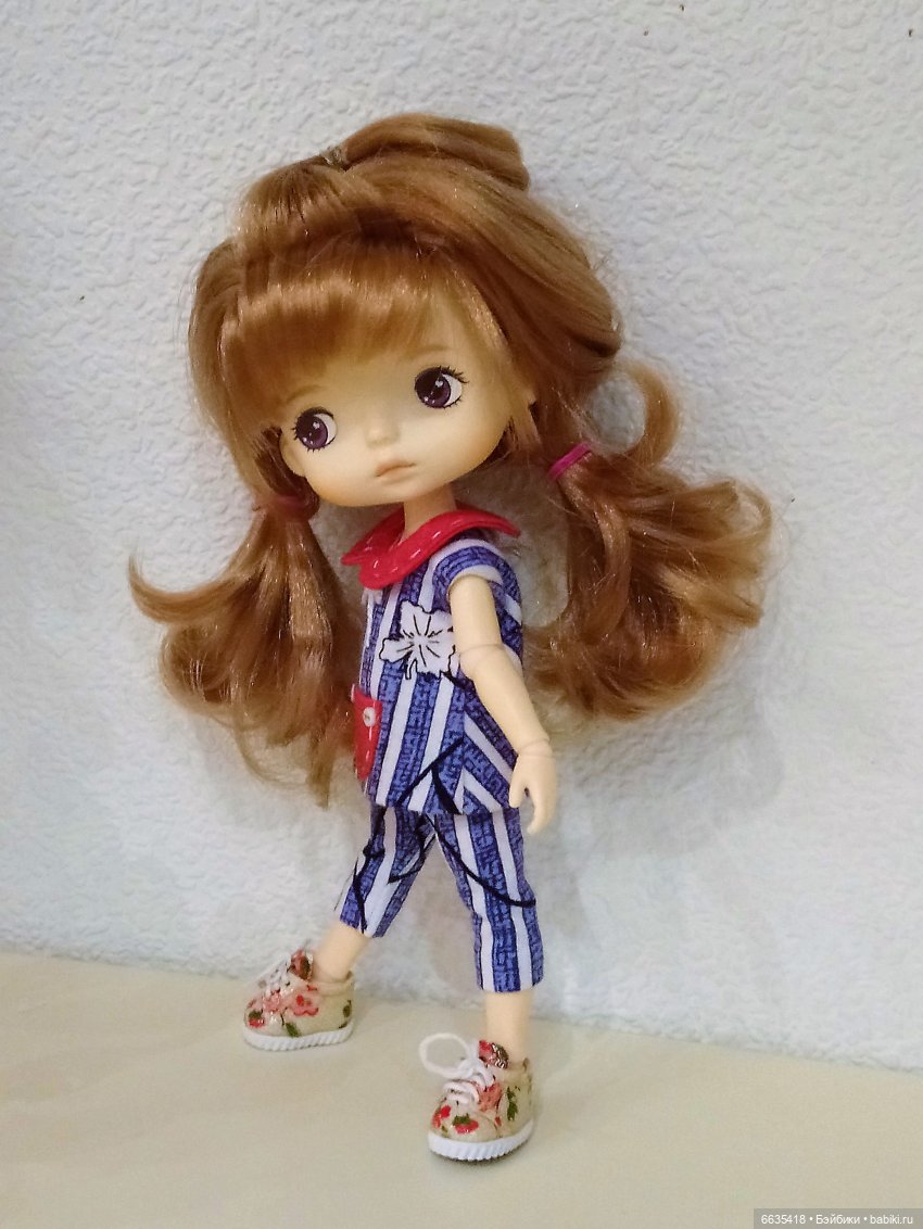 МК «Как сшить топ с воротничком для кукол XIAOMI MONST» (фото 4)